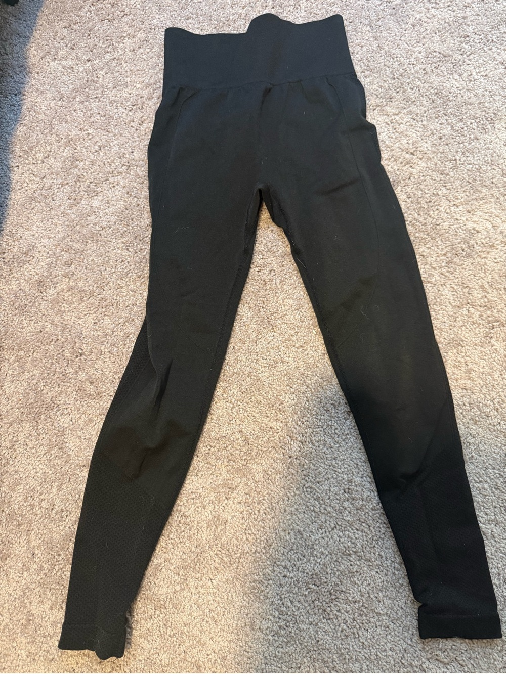Black High-Waist Seamless Leggings